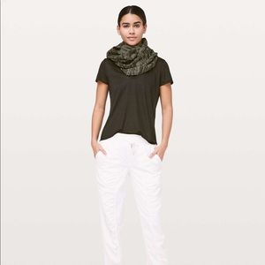Lululemon Heritage Camo Green Vinyasa Scarf